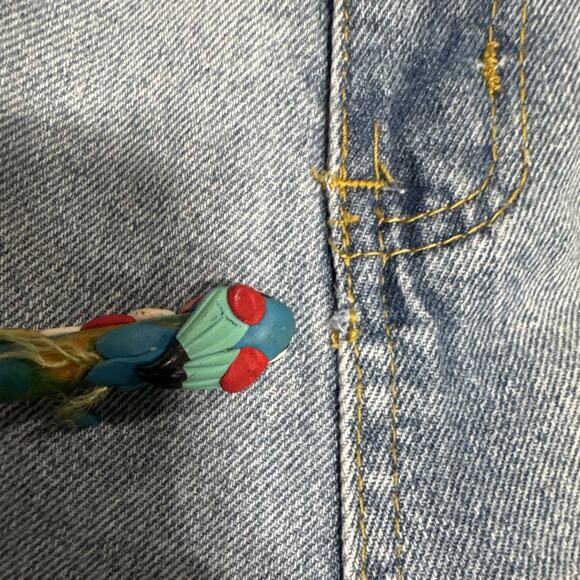 Missguided Womens Jeans Sz 2L High Rise Straight Leg Light Wash Blue Denim Pants - Picture 8 of 15